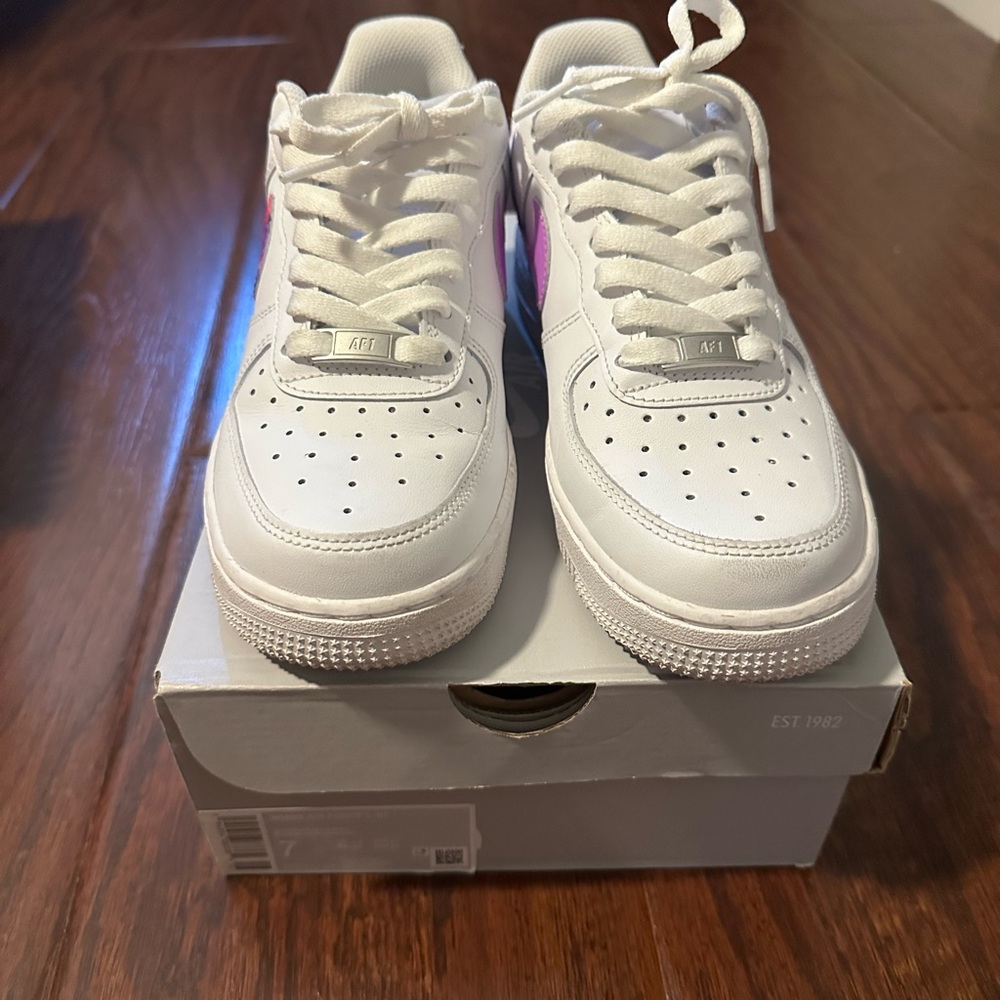 Custom Nike Air Force 1 size 7w